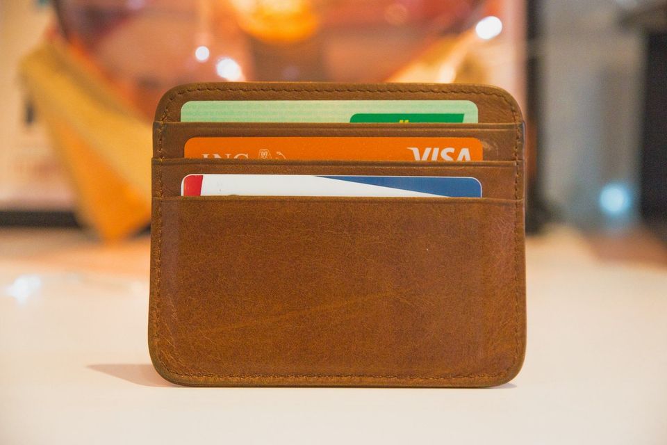 A simple brown leather wallet